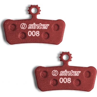 Sinter SRAM Elixir Trail G2 Guide brzdové destičky polymer červená