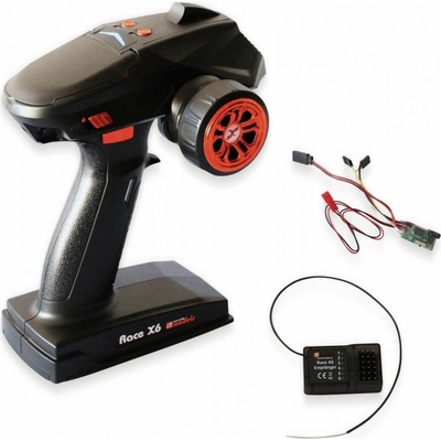 DF Models RACE X6 5ch RC vysielač MIX pre pásové vozidlá