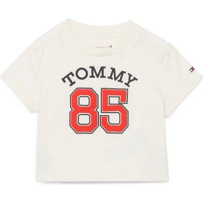 Tommy Hilfiger Тениска '1985 varsity' бежово, размер 68