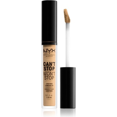 NYX Cosmetics Can't Stop Won't Stop течен коректор цвят 08 True Beige 3.5ml