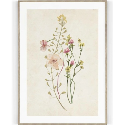 Plakát / Obraz Flowers 40 x 50 cm Pololesklý saténový papír