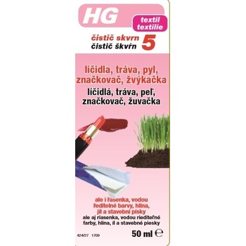 HG čistič skvrn č. 5 50 ml