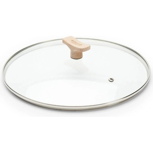 de Buyer Капак за тенджера 28 cm, стъкло, дървена дръжка, de Buyer (DB411428)