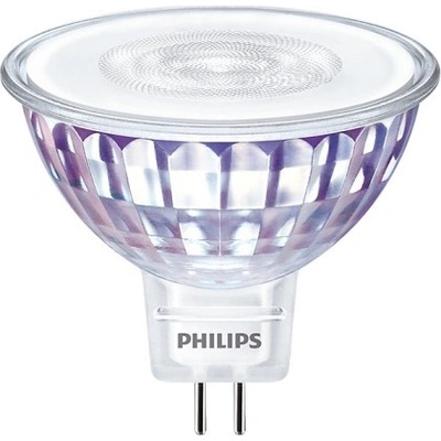 Philips LED žárovka GU5,3 MR16 5,5W 35W teplá bílá 3000K stmívatelné, reflektor 12V 36°