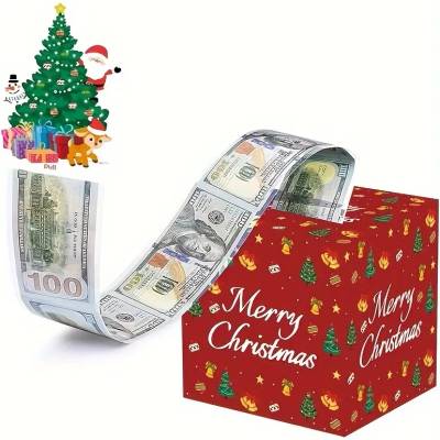 Коледна кутия с изненада - пари