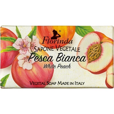 La Dispensa Florinda Pesca Bianca Italské přírodní mýdlo 100 g