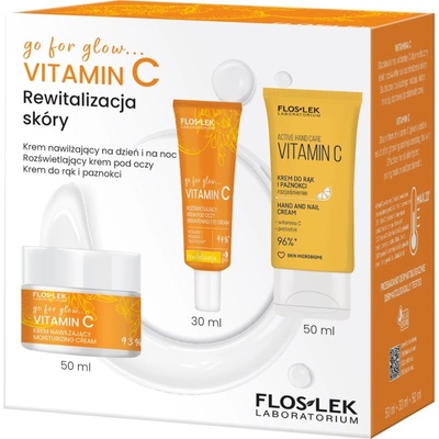 FLOSLEK Go For Glow Vitamin C подаръчен комплект с ревитализиращ ефект