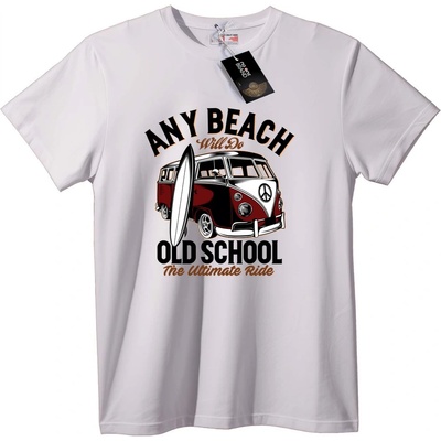 NOONEBRAND Тениска VW Van плажно каране - XS, White
