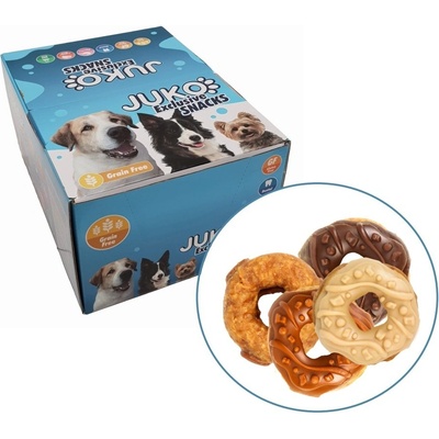 JUKO Donuts Mix 4 příchutě Snacks 1,6 kg cca 29 ks