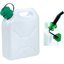 Eda Jerrycan Kanister s lievikom 5L biela