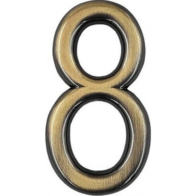Číslica "8" 75mm bronz Bronz