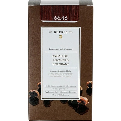 KORRES Argan Oil Advanced Colorant 66.46 Intense Burgundy Red