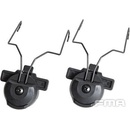 Adaptér EX3.0 GEN2 Rails na prilbu pre slúchadlá FMA Čierna