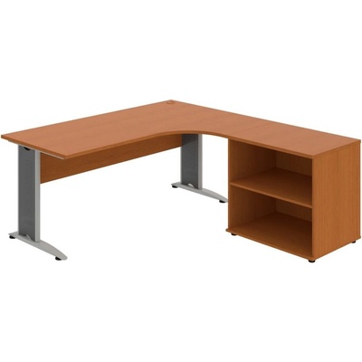 OFFICE PRO s.r.o. Kancelársky stôl pracovný, zostava ľavá - CE 1800 60 HL, čerešňa