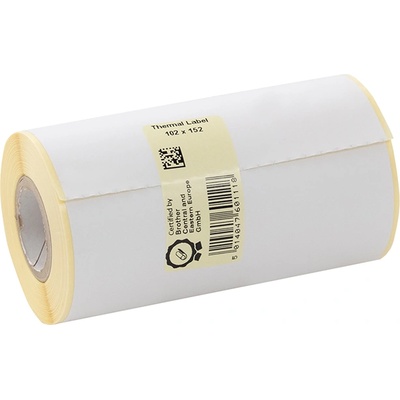 Brother LDE1E152102058P 102mm x 152mm, оригинален бялото хартиени етикети, 90 етикети (LDE1E152102058P)