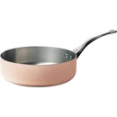 de Buyer Medená panvica na soté s rukoväťou z nehrdzavejúcej ocele Ø 20 cm Inocuivre