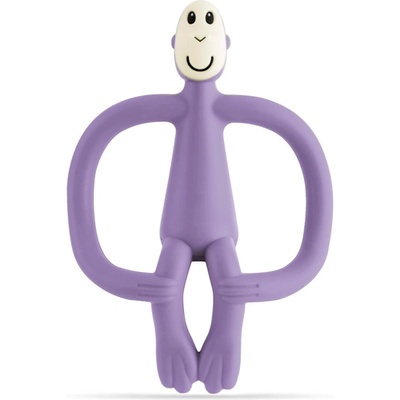 Matchstick Monkey Teething Toy and Gel Applicator гризалка с четка 2 в 1 Purple