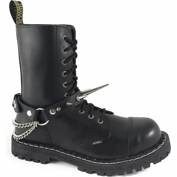 Image 1 of Leather & steel fashion каишка за обувки с голям шип - lsf3 24
