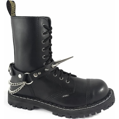 Leather & steel fashion каишка за обувки с голям шип - lsf3 24