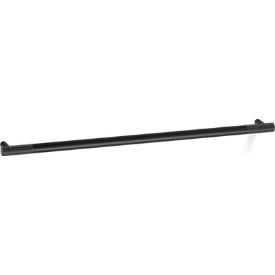 DECOR WALTHER Закачалка на релса за кърпи Club 60 см черен мат (0855563)