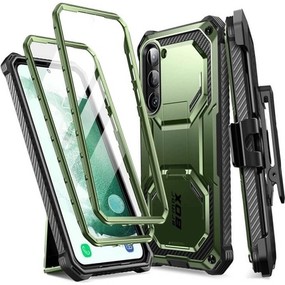 SUPCASE Противоударен Калъф за Samsung S23 Plus, Supcase Iblsn ArmorBox, Зелен (843439121355)