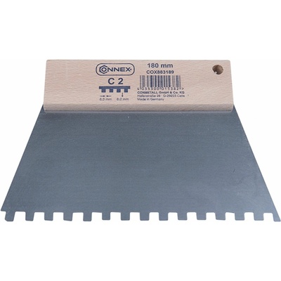 CONNEX Stěrka ozubená 180mm, C2 6,0x6,0mm