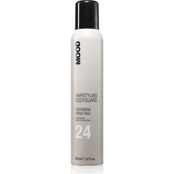 MOOD Hairstyling Bodyguard Texturizing Spray Wax лак за коса за блясък и мекота на косата 200ml