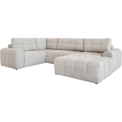 Miuform Бежов разтегателен модулен ъглов диван с място за съхранение (ляв ъгъл) Lulu - Miuform (2236PE06)