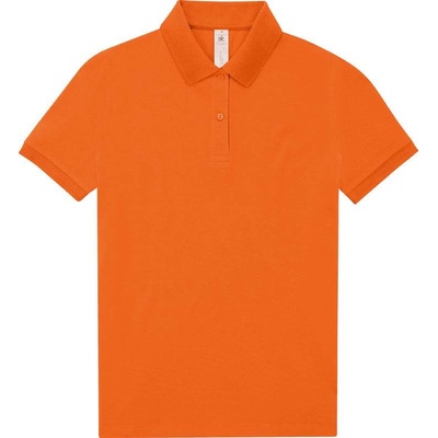 B&C My Polo 180 /women Dámske piqué polo oranžová pure