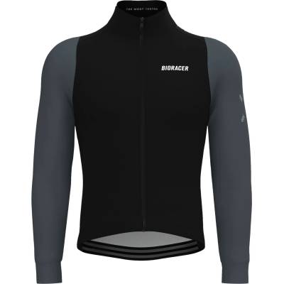 Bioracer Мъжка фланелка с дълъг ръкав за колоездене Bioracer Tempest Light Jacket Cycling jacket - Black / Anthracite - размер 3XL (056-3854-0116)