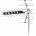 Sencor RTV Antenna Outdoor Antenna SDA 611 DVB-T2/T Gain 12dB, Imp 75oHm, 4G LTE-SDA 611