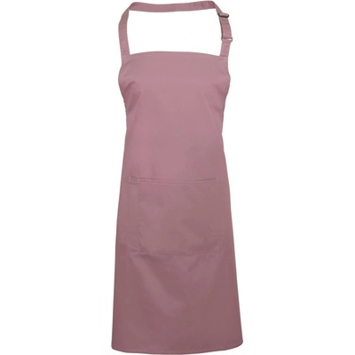 Premier Zástěra Colours PR 154 s laclem a kapsou na břiše COT-39015404999 Růže