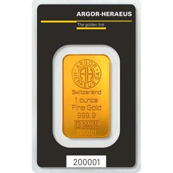 Argor-Heraeus zlatá tehla 1 oz