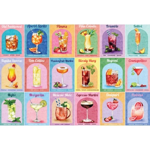 House of Puzzles - Puzzle Colourful Cocktails - 1 000 piese
