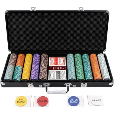 Atomia Poker set DICE 500 ks, 11,5g žetóny očíslované