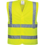 Portwest hi-vis c470 / Светлоотразителна жилетка - hv жълта 6xl/7xl (c470yer6x/7x)