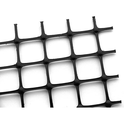 Tuhá monolitická dvojosová geomreža – Geogrid PP BX 3030 - pevnosť 31/31 kN/m; otvor 39/39 mm - 2×25 m [50 m²]