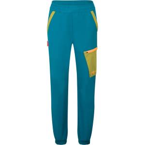 Trollkids Детски туристически панталон Trollkids Kid's Steinkjer Pants Walking trousers - Lagoon Green / Pear Green / Sahara Sunset - размер 152 (EU) (701-3618-0217)