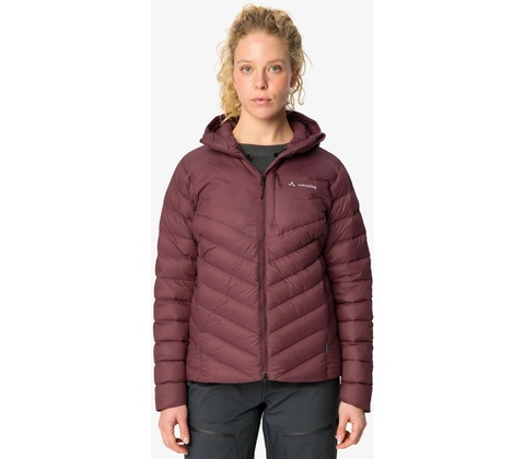 Vaude Monviso Down Hooded Jacket ruby dusk