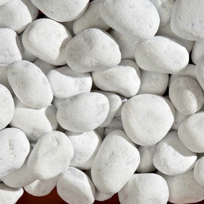 Granulati Zandobbio Okrasné valounky Bianco Carrara 40 - 60 mm 25 kg