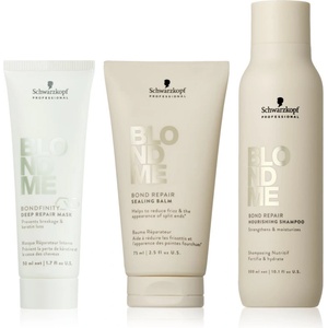 Schwarzkopf Blondme Repair Nourishing Set комплект за руса коса