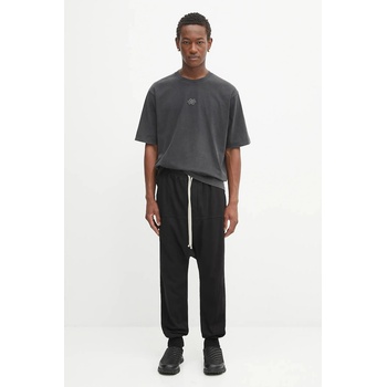 Filling Pieces Памучна тениска Filling Pieces Boxy Embroidered в сиво с апликация 412520501142 (412520501142)