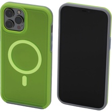 FixPremium Clear s MagSafe iPhone 12 Pro Max neon zelené