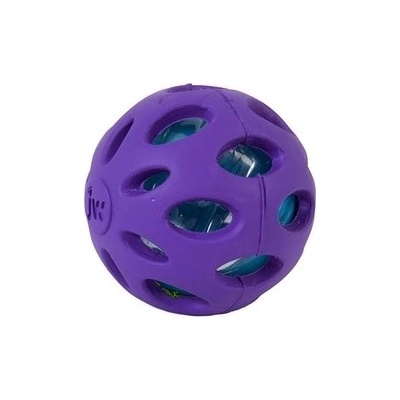 JW Loptička Crackle Heads Small loptička pre psa Farba Fialová
