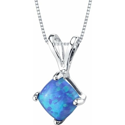 Eppi Zlatý přívěsek s modrým opálem Rafyna P34851