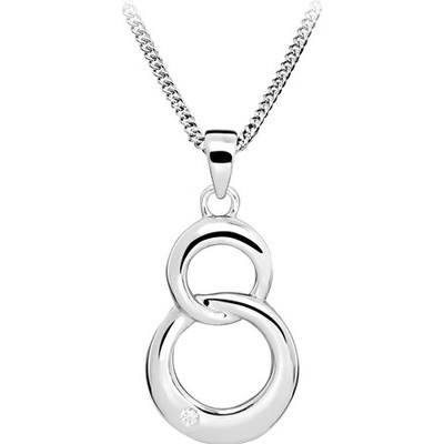 JVD Stříbrný přívěšek sněhulák s diamantem SVLP0502SH8BI00