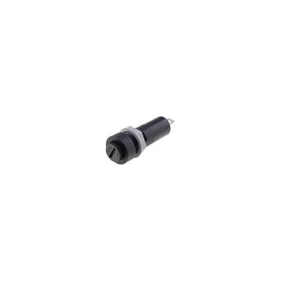 STELVIO KONTEK Zásuvka válcové pojistky 5x20mm 10A na panel Otv: Ø12,7mm