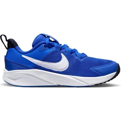 Nike Star Runner 4 Little Kids Shoes Blue/White – Zboží Mobilmania