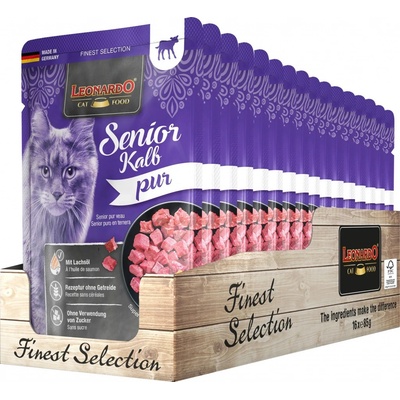 Leonardo senior telecí s dýní 16 x 85 g