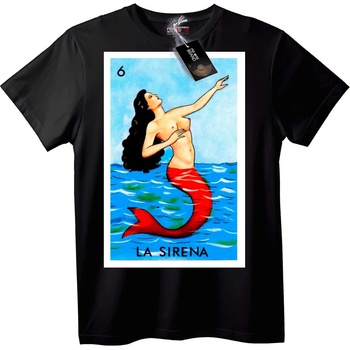 NOONEBRAND Тениска La Sirena русалка - L, White